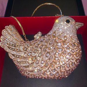 FAWZIYA Brand New Rhinestone Hard Case Bird Bag